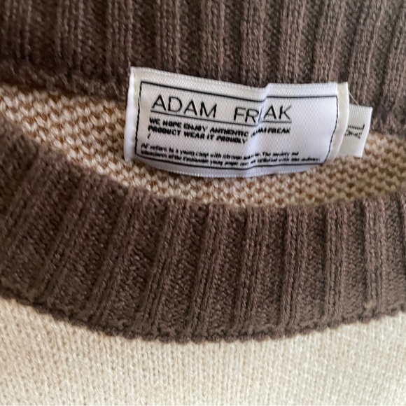 Adam Freak unisex sweater. Mountain pattern XL - Picture 3 of 9